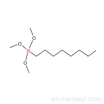 N-Octiltrimetoxisilano (CAS 3069-40-7)